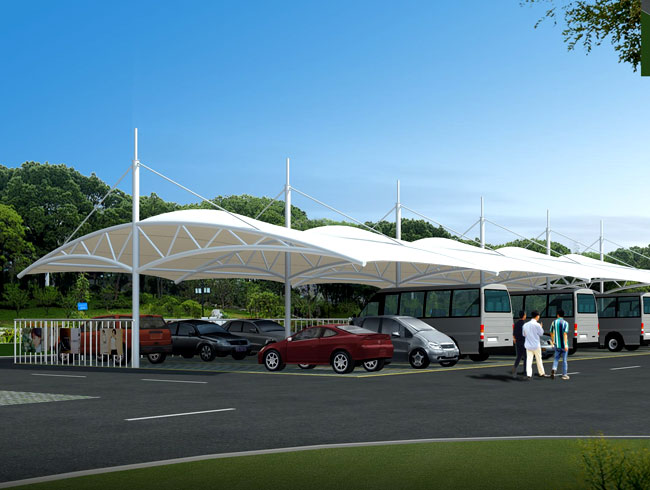 膜結(jié)構(gòu)停車(chē)棚比傳統(tǒng)遮陽(yáng)車(chē)棚優(yōu)勢(shì)在哪？