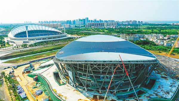 ?？谖逶春游捏w中心二期體育館