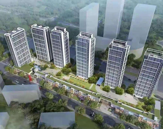 蕭山這個整體鋼結構裝配式商品住宅項目正式開工