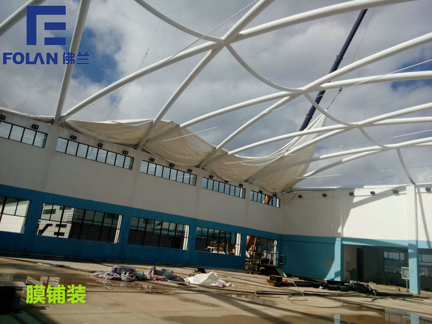 膜結(jié)構(gòu)安裝流程 膜結(jié)構(gòu)安裝流程