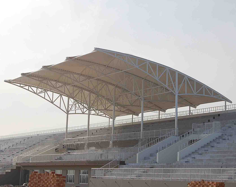 體育場膜結(jié)構(gòu)看臺建設(shè)