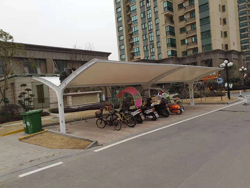 膜結(jié)構(gòu)自行車車棚 膜結(jié)構(gòu)自行車車棚