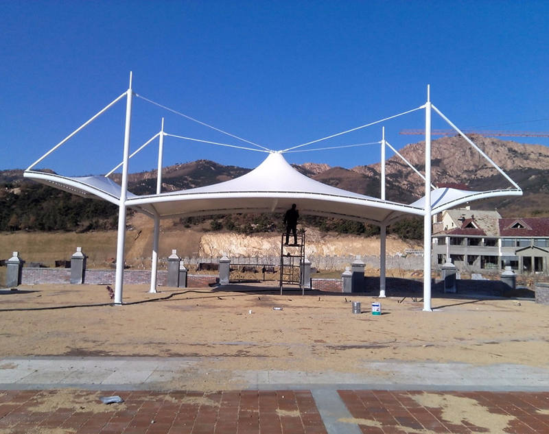 膜結構停車棚的安裝工藝是什么?