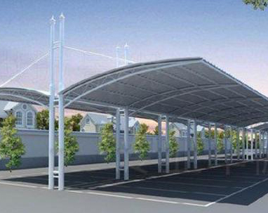 停車棚膜結(jié)構(gòu)可以在哪些地方搭建？