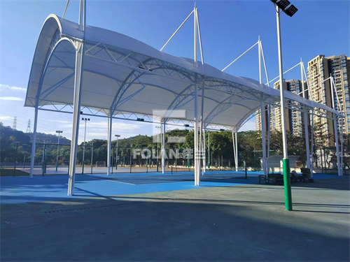 喜訊，華附網(wǎng)球場及看臺項(xiàng)目順利通過驗(yàn)收