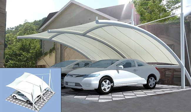 【佛蘭空間】膜結構車棚結構類型有哪些