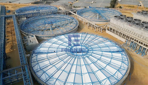 萬(wàn)平工程，福建某污水池加蓋工程成功竣工