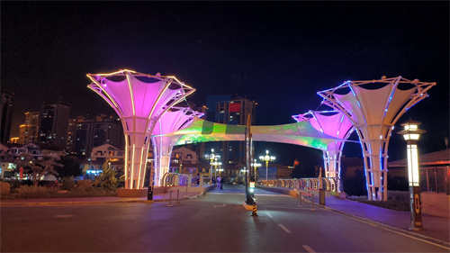 云南高檔小區(qū)膜結(jié)構(gòu)，綻放的經(jīng)濟之花