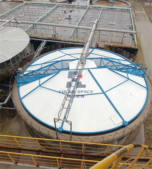 升級(jí)改造，污水池反吊膜加蓋新穎又環(huán)保