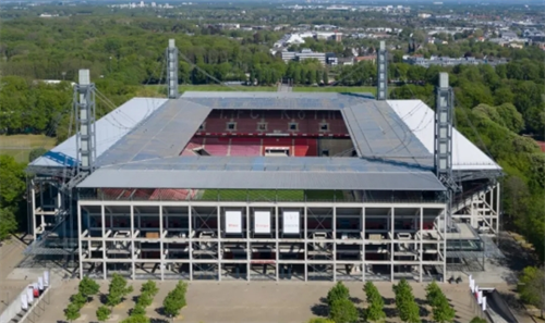 西班牙4比1大勝格魯吉亞，成功晉級八強，一起來看歐洲杯——科隆萊茵能源球場